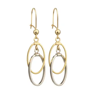 گوشواره آویزی طلا 18 عیار زنانه دوست خوب مدل dk511