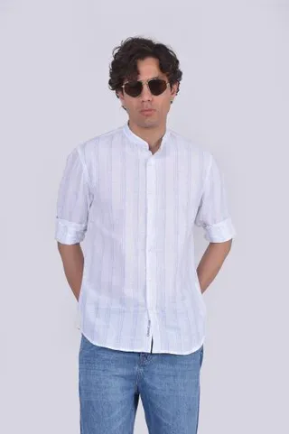 پیراهن آستین بلند راه راه