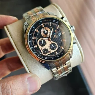 ساعت مچی مردانه کاسیو ادی فایس casio EDIFICE  سه موتوره کرنوگراف رنگ جدید