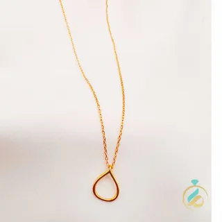 گردنبند طلا طرح اشک یکتاخواه