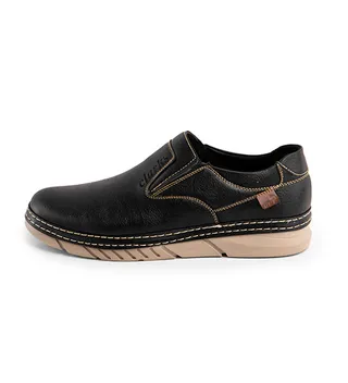 کفش روزمره مردانه Clarks چرم مصنوعی مشکی