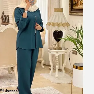 ست مانتو شلوار آیوا کراش زنانه 