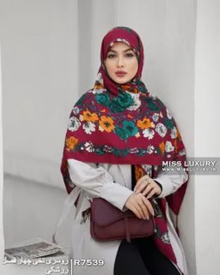 روسری نخ پاییزه اعلا R7539