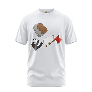 تی شرت آستین کوتاه زنانه هومرو مدل TW093 طرح خرس ه...