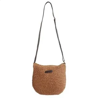 کیف دوشی زنانه مدل حصیری مورگان کد s05