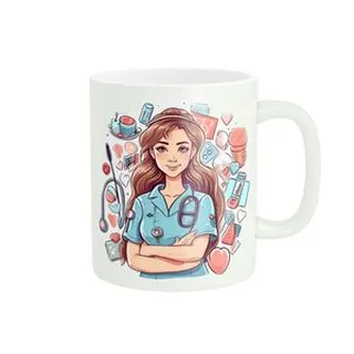 ماگ مدل فانتزی پرستار کد 1656