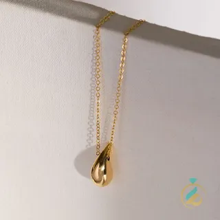 گردنبند طلای زرد قطره