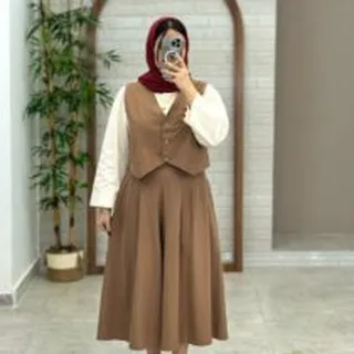 ست سه تیکه رز قهوه ای تیره