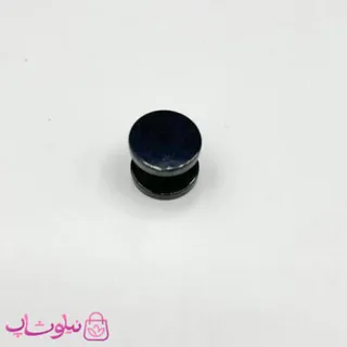 پیرسینگ گوش طرح دایره مشکی قطر 1 سانت کد 27