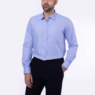 پیراهن آستین بلند یقه برگردان مردانه دیجی استایل ا...