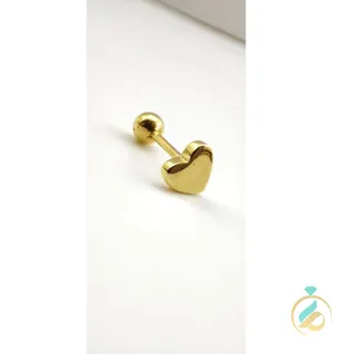 پیرسینگ قلب طلایی