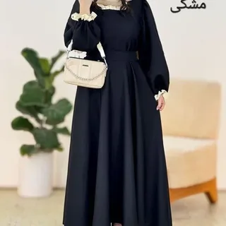 ماکسی مانتویی بلندالیزه باکیفیت ویژه محرم مدل بیتا