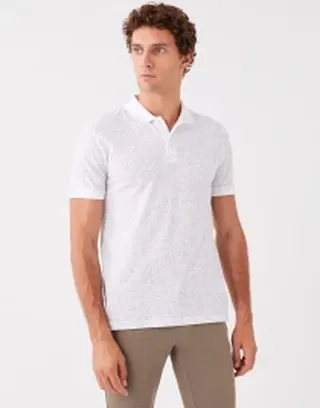 تی شرت یقه دار مردانه 27267 مارک LC WALKIKI