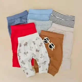 شلوار کمرپهن H&M-کدLK1551