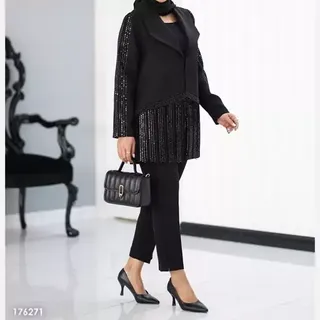 مانتو کتی مازراتی زنانه شیک و مجلسی 