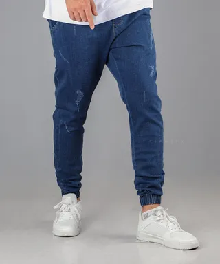 شلوار جین اسلش مردانه زاپ دار 4147