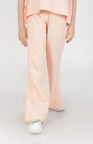 شلوار یکرولایکرا لمه‏دار چاک‏دار(ست با کد 10575)