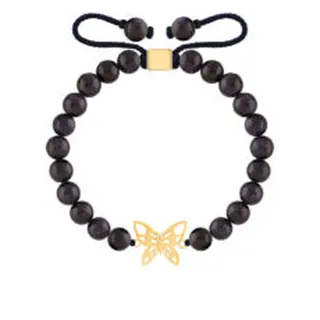 دستبند طلا زنانه طرح شاپرک