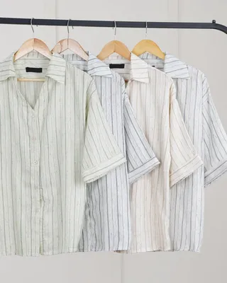 شومیز راه راه موژان کد 23496