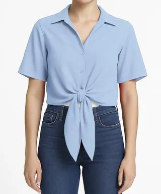 شومیز آستین کوتاه زنانه ادورا مدل 15251719