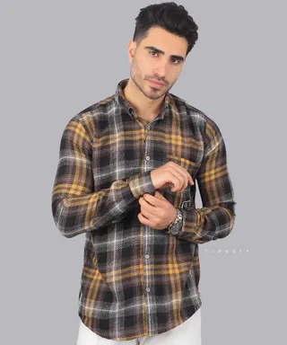 پیراهن مردانه آستین بلند پشمی 0770