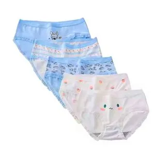 شورت زنانه مدل نخی لب توری طرح عروسکی مجموعه 5 عددی