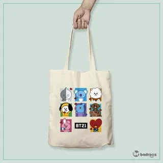 کیف خرید کتان BT21-Family
