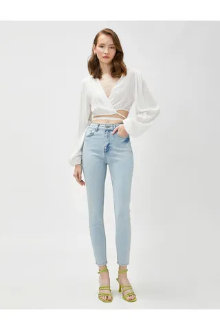 KotonSkinny Jeans Slim Fit کمر بلند - Carmen Jean