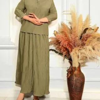 دامن زنانه کرپ نخ