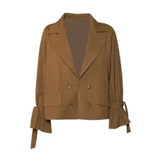 مانتو کتی زنانه مدل 8035 رنگ قهوه‌ای متوسط