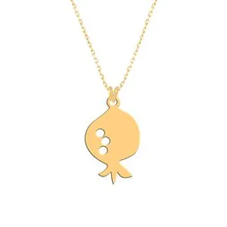 گردنبند طلا 18 عیار زنانه فرشته مدل انار WNLZ-000106