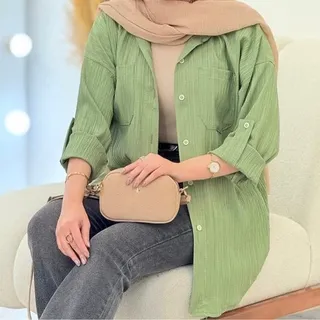 شومیز مانتویی کراش آیوا