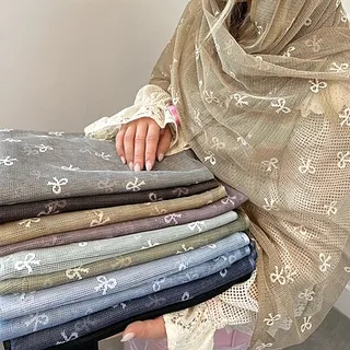 شال پاپیون توری
