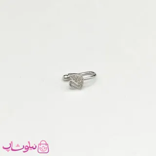 پیرسینگ بینی یا گوش طرح قو نگیندار بدون نیاز به سوراخ کد 658