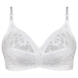 سوتین زنانه پانیذ مدل بدون فنر کد 66507 رنگ سفید