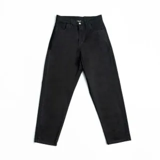 شلوار کتان بگی مشکی مردانه مدل آرکا | کیامورس