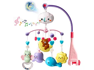 آویز بالای تخت موزیکال با چرخش 360 درجه ویواکیدز vivakids