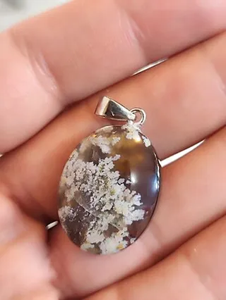گردنبند سنگ عقیق شجر بهاره
