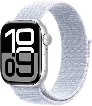 ساعت هوشمند Apple Watch سری 10 مدل  Silver Al Blue Cloud SL GPS 46MM