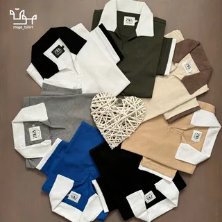 تیشرت یقه شکاری