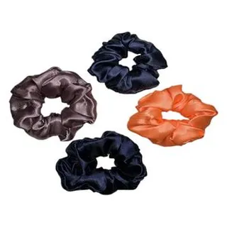 کش مو زنانه مدل اسکرانچی ساتن مجموعه 4 عددی