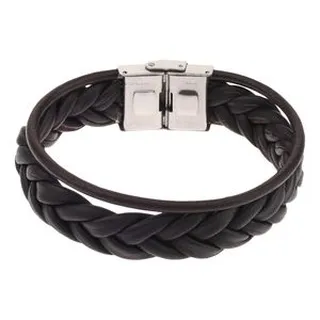 دستبند چرم لانکا مدل BB-43