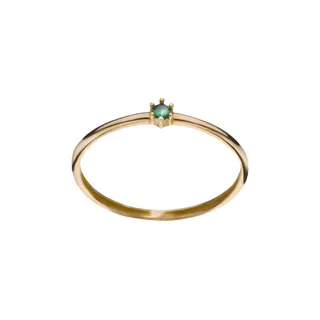 انگشتر طلا 18 عیار زنانه میو گلد مدل R116