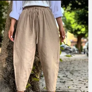 شلوار مام سنبادی جنس لنین 