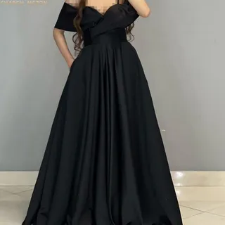 لباس مجلسی ساتن پیراهن بلند مجلسی  لباس مجلسی بلند زنانه