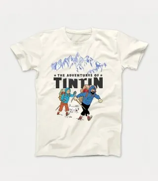 تیشرت تن تن طرح TinTin in Tibet