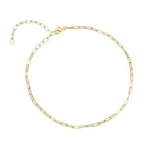 پابند طلا 18 عیار زنانه ماوی گالری مدل زنجیری مستطیل