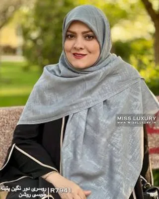 روسری مجلسی نخی پتینه R7941
