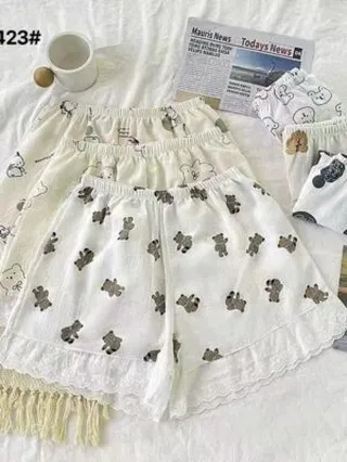 شورت پادار عروسکی کد 1702
