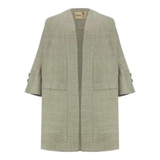 مانتو زنانه السانا مدل کیژان کد 225111 رنگ سبز مغز پستهای